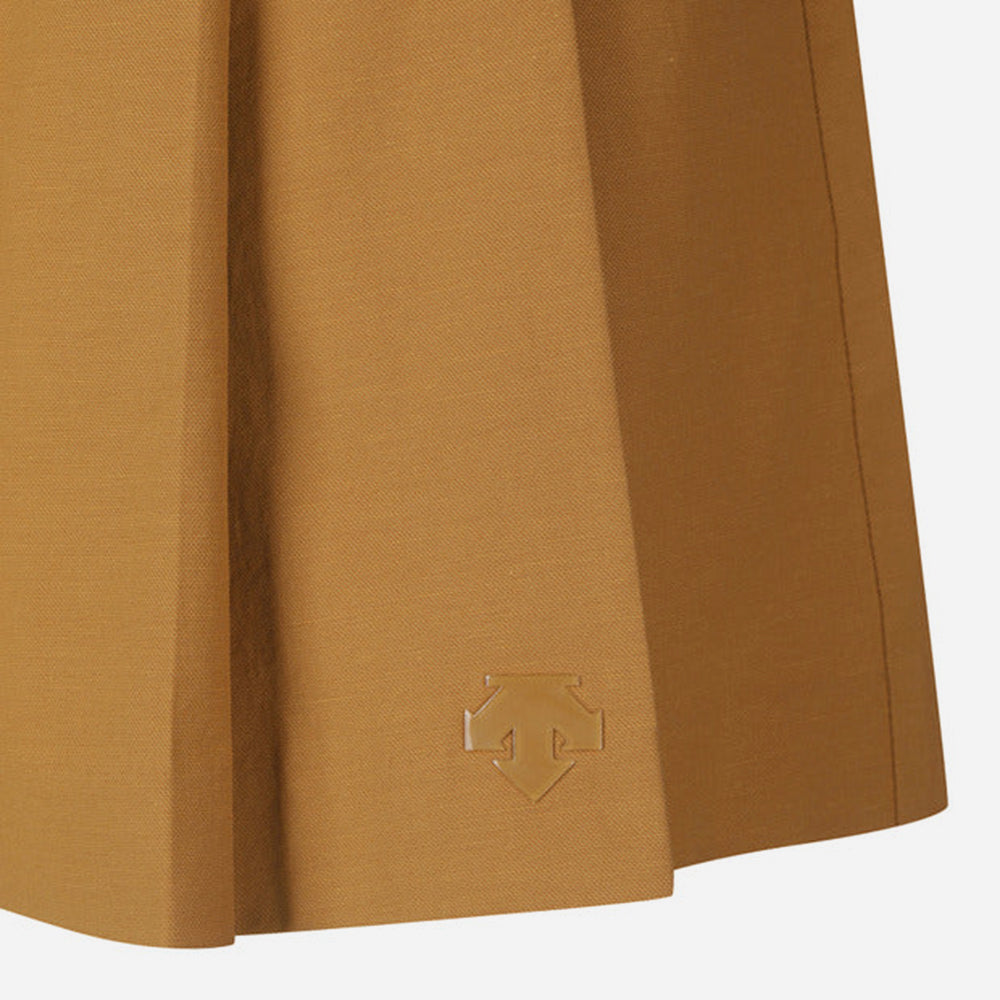 Quần Ngắn Golf Nữ Descente Spirit Hot Summer Woven Linen - Nâu - Supersports Vietnam