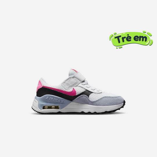 Giày Thời Trang Trẻ Em Nike Air Max Systm - Trắng