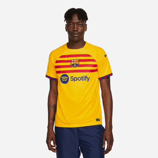 Men's Nike FC Barcelona 2023/24 Stadium Fourth Jersey - Yellow
