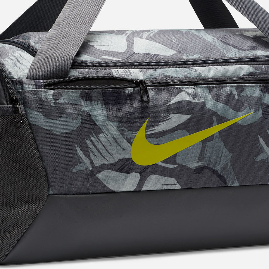 Supersports Vietnam Official, Nike Brasilia - Printed Duffel Duffle Bag -  Gray