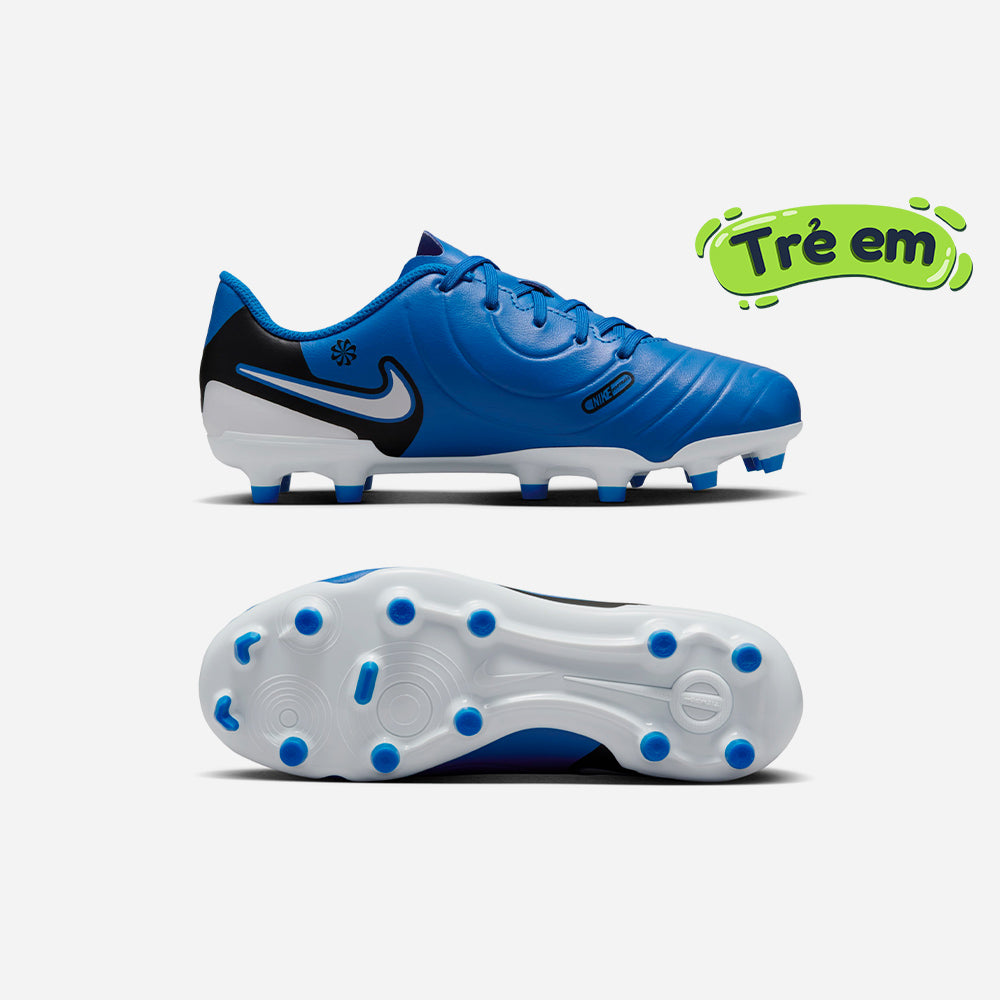 Giày Đá Bóng Dành Cho Sân Cỏ Tự Nhiên Trẻ Em Nike Jr Legend 10 Club - Xanh Dương - Supersports Vietnam