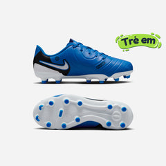 Giày Đá Bóng Dành Cho Sân Cỏ Tự Nhiên Trẻ Em Nike Jr Legend 10 Club - Xanh Dương