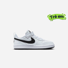 Giày Sneaker Bé Trai Nike Court Borough Low Recraft (Ps) - Trắng