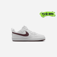 Boys' Nike Court Borough Low Recraft (Ps) Sneakers - White