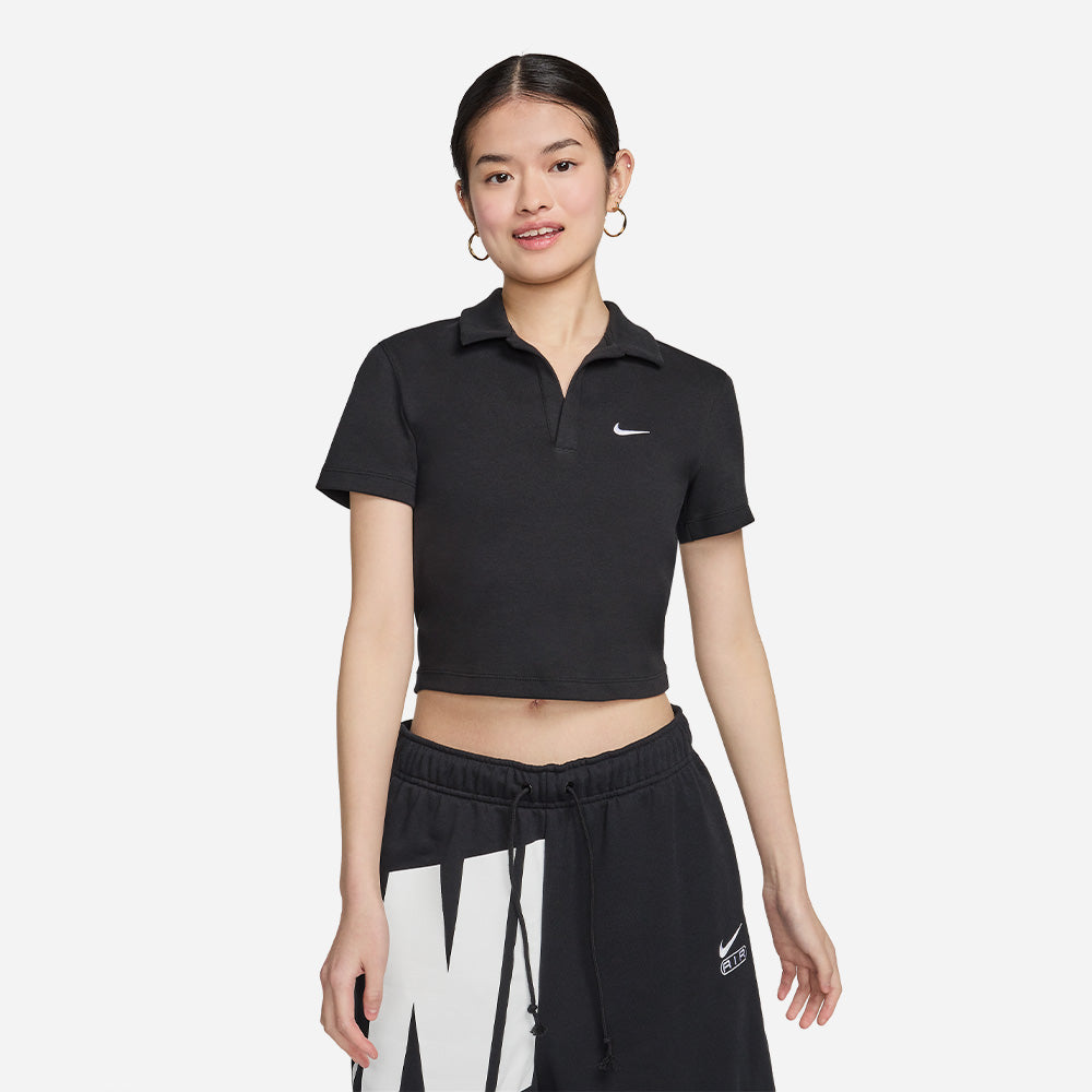 Áo Polo Nữ Nike Essential Crop - Supersports Vietnam