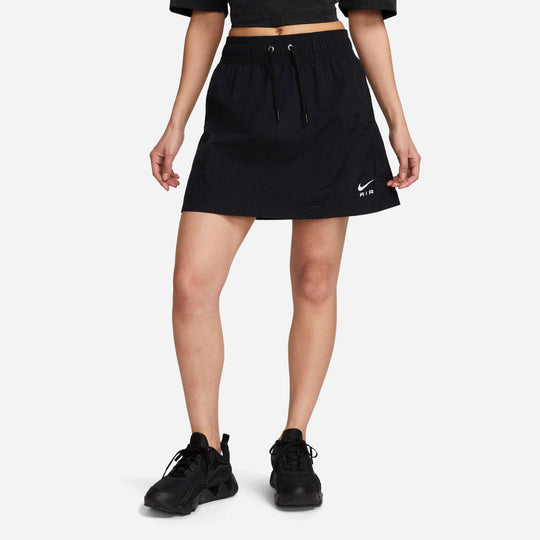 Women's Nike High-Waisted Woven Skirt - Black
