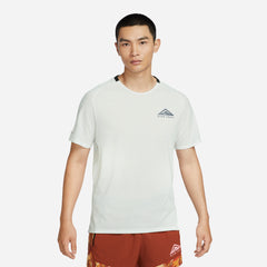 Men's Nike Dri-Fit Trail Solar Chase T-Shirts - Beige