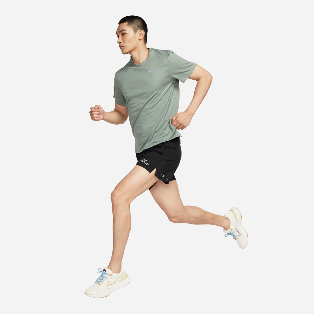 Áo Thun Nam Nike Dri-Fit Uv Miler Short-Sleeve - Xanh Lá - Supersports Vietnam