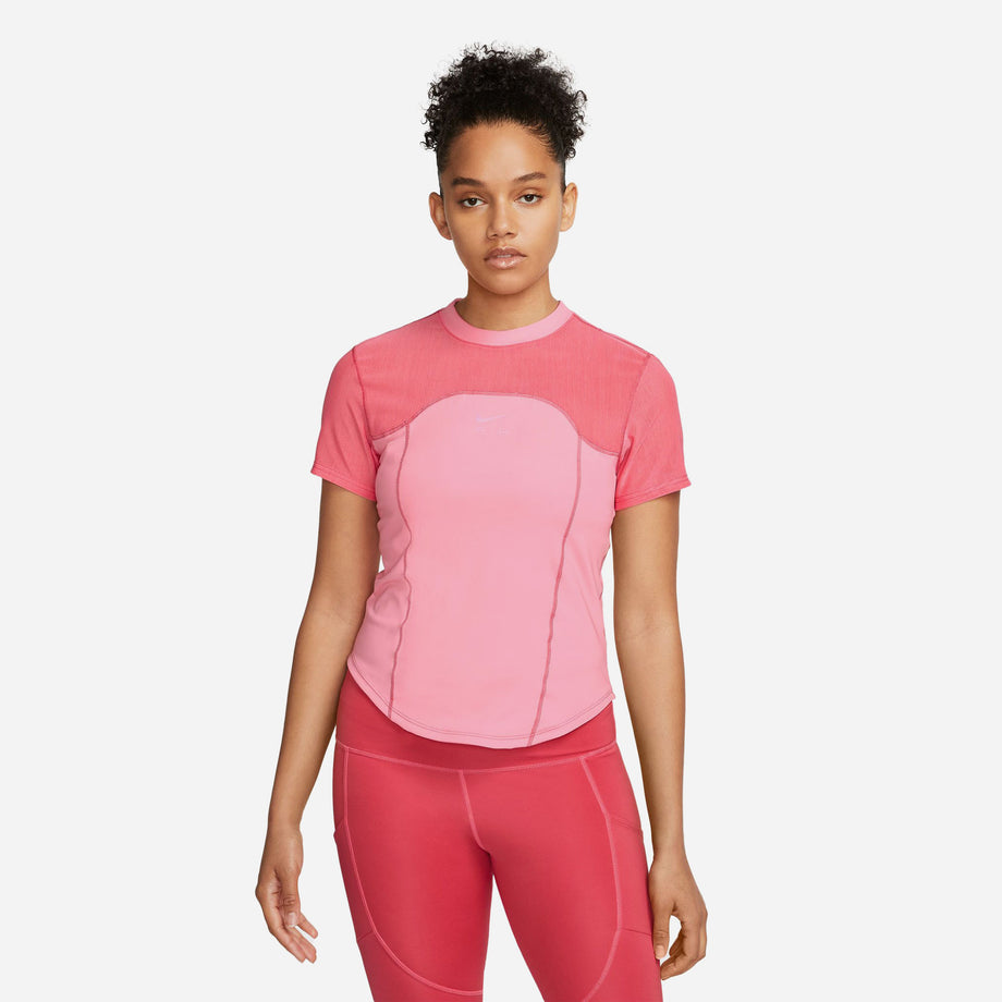 Nike Women's Plus Yoga Jersey Cropped Training Hoodie (Light Coral, 2X) 