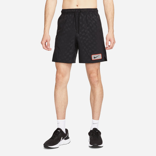 Men's Nike Woven Unlined Fitness Shorts - Black