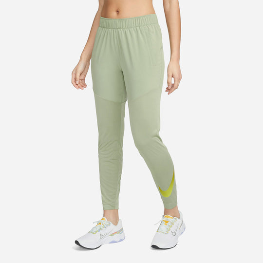 Women's Nike Dri-Fit Swoosh Run Pants - Green