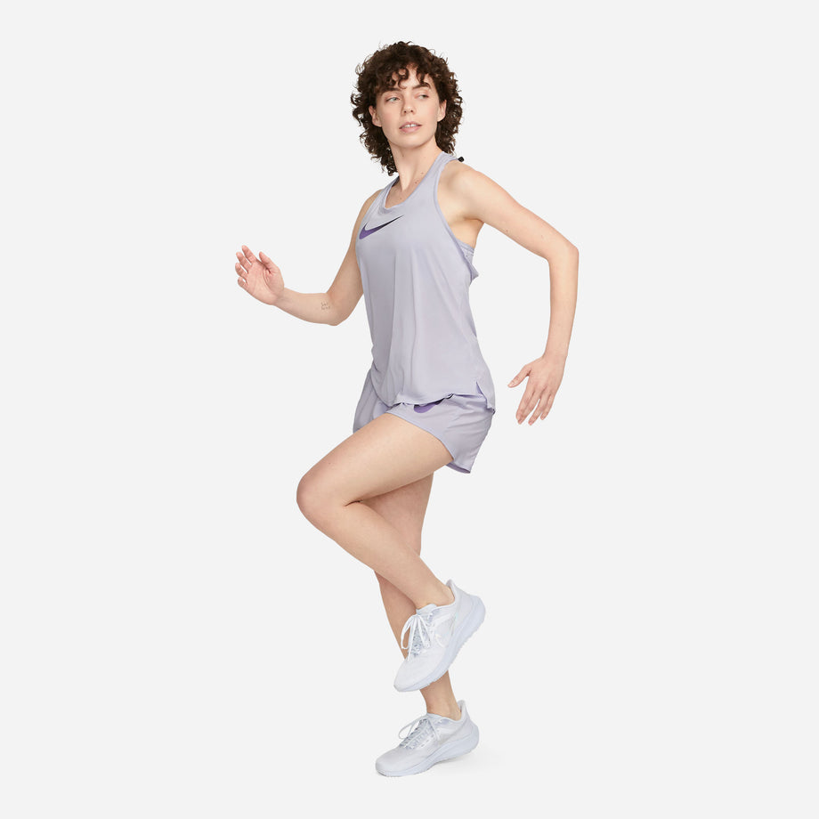 Nike Dri Fit Athletics Tank Top Girl Small Tan Gray Racerback