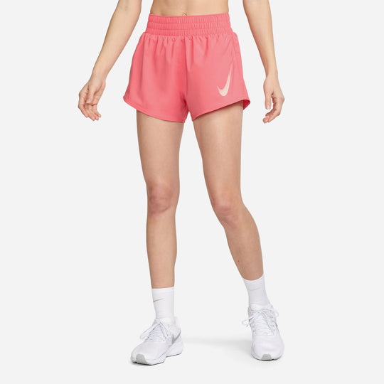 Women's Nike Swoosh Brief-Lined Running Shorts - Pink