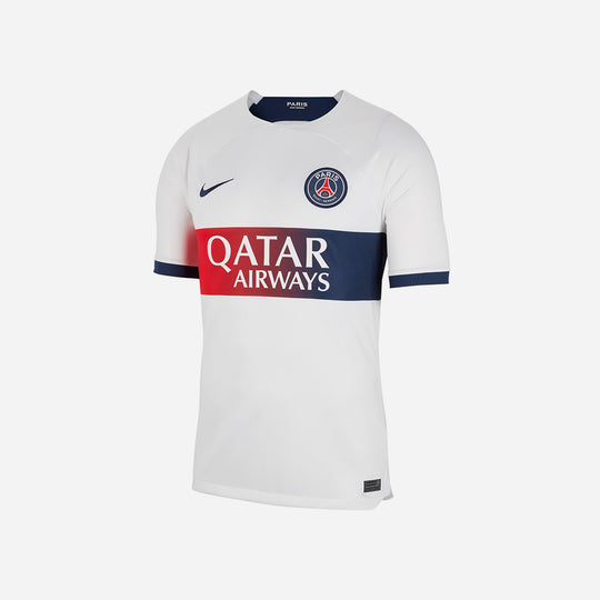 Men's Nike Paris Saint-Germain 2023/24 Stadium Away Jersey - White