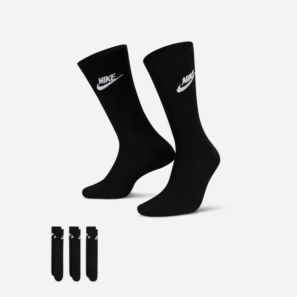 Vớ Thể Thao Unisex Nike Sportswear Everyday Essential Crew - Trắng - Supersports Vietnam