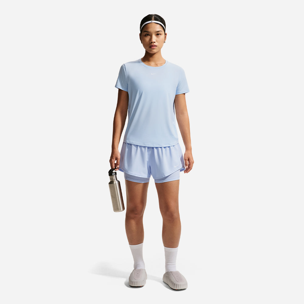 Quần Ngắn Thể Thao Nữ Nike One Dri-Fit - Hồng - Supersports Vietnam