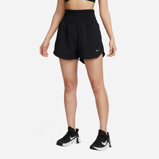 Women's Nike Dry Fit One Ultra High Waist 3 Inch Shorts - Black