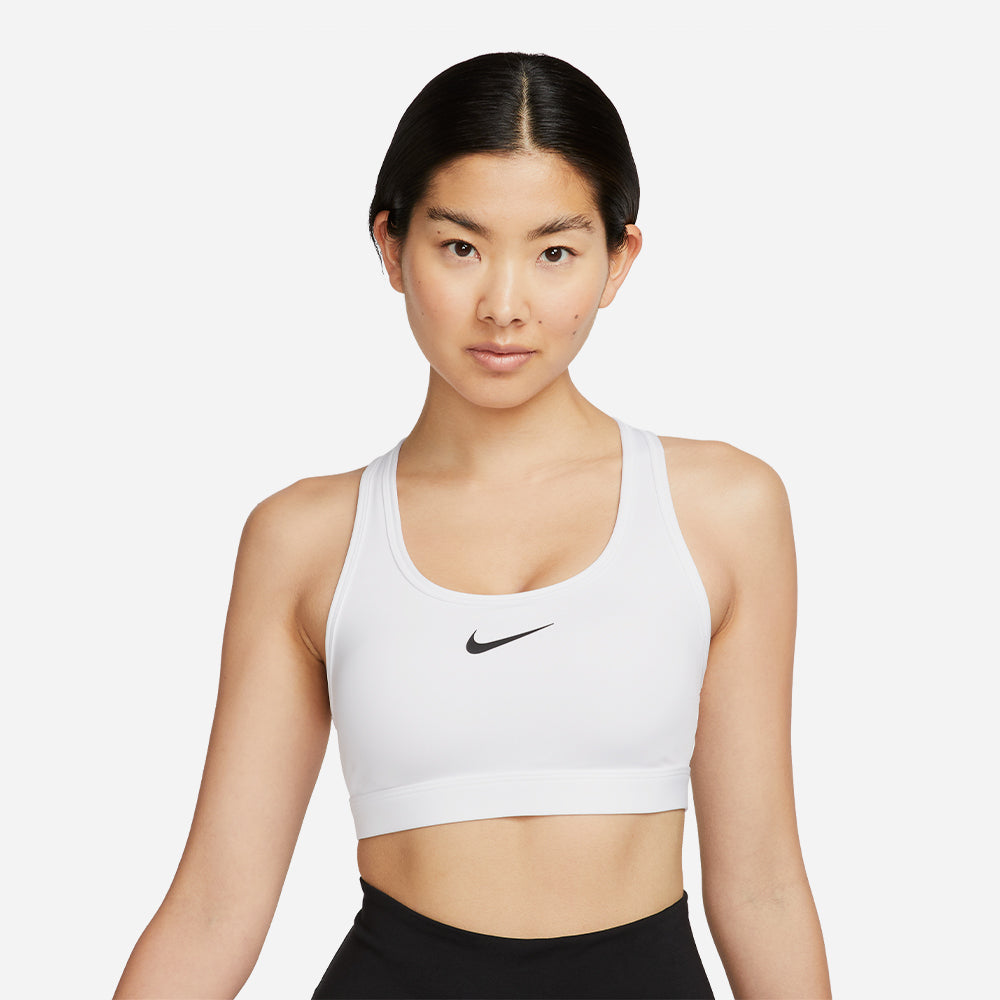 Áo Bra Thể Thao Nữ Nike Swoosh Medium-Support Padded - Trắng - Supersports Vietnam