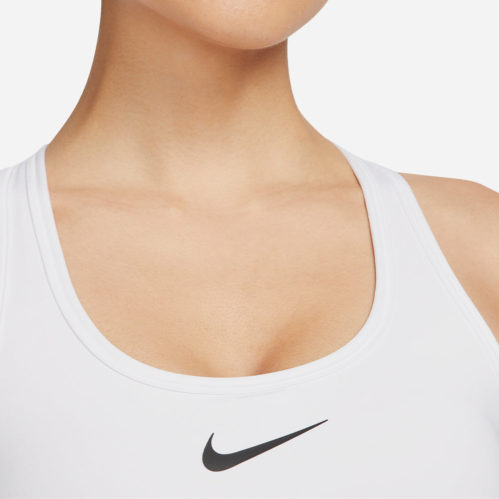 Áo Bra Thể Thao Nữ Nike Swoosh Medium-Support Padded - Trắng - Supersports Vietnam