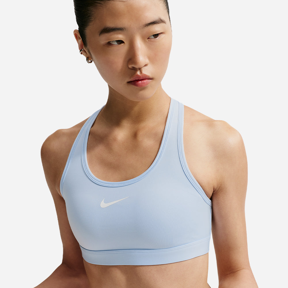 Áo Bra Thể Thao Nữ Nike Swoosh Medium Support Padded - Xanh Dương - Supersports Vietnam