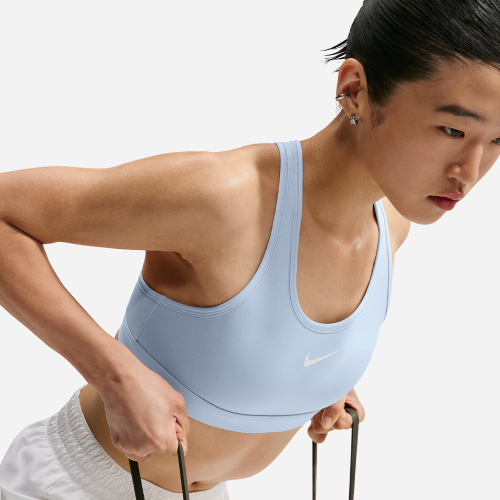 Áo Bra Thể Thao Nữ Nike Swoosh Medium Support Padded - Xanh Dương - Supersports Vietnam