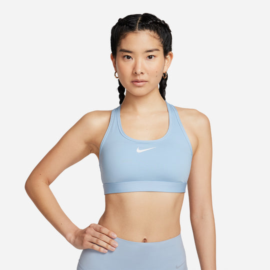 Women's Nike Swoosh Medium Support Bra - Blue
