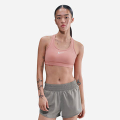 Áo Bra Thể Thao Nữ Nike Swoosh Medium-Support - Hồng - Supersports Vietnam