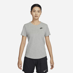 Women's Nike As Club Essentials T-Shirt - Gray