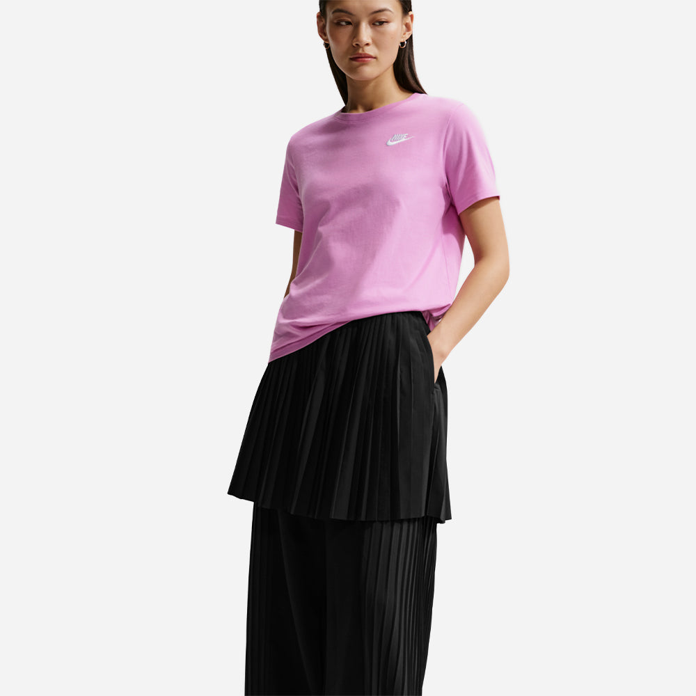 Áo Thun Nữ Nike Sportswear Club Essentials - Hồng - Supersports Vietnam