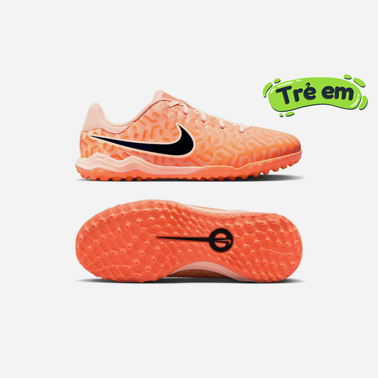 Kids' Nike Jr. Tiempo Legend 10 Academy Turf Football Boots - Orange