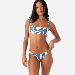 Women's O'Neill Beach Hut Geo Bundoran Swim Top - Blue