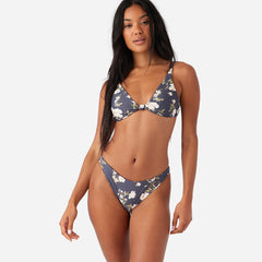 Women's O'Neill Kendra Floral Pismo Swim Top - Gray