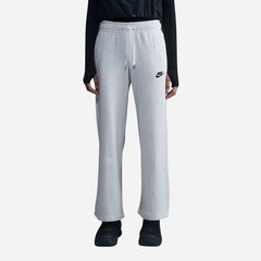 Quần Dài Thể Thao Nữ Nike Sportswear Club Fleece Mid-Rise Wide-Leg - Xám - Supersports Vietnam