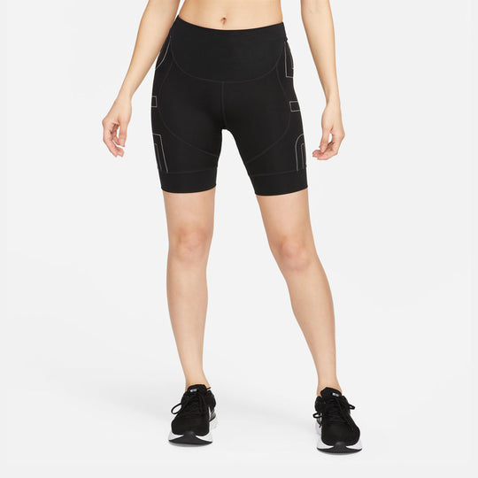Women's Nike Mid-Rise 18Cm Tights - Black