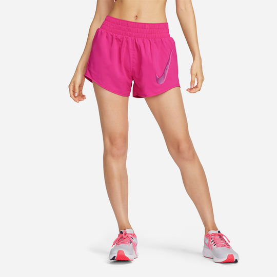 Women's Nike Dri-Fit One Swoosh Shorts - Pink