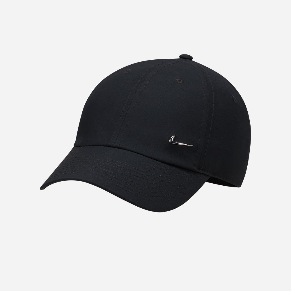 Mũ Lưỡi Trai Nike Unstructured Metal Swoosh - Đen - Supersports Vietnam
