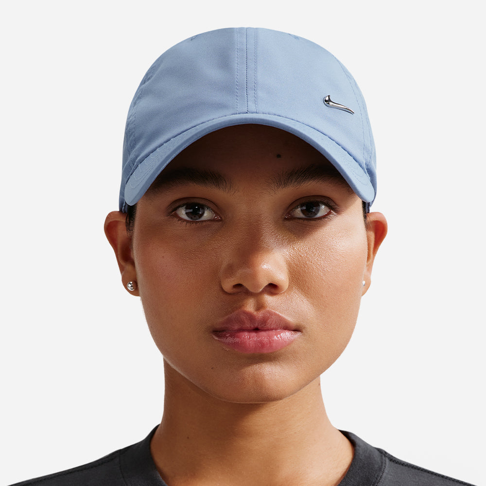 Mũ Lưỡi Trai Nike Dri-Fit Club Unstructured Metal Swoosh - Xanh Dương - Supersports Vietnam