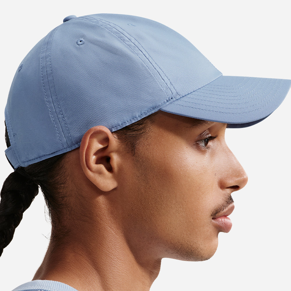 Mũ Lưỡi Trai Nike Dri-Fit Club Unstructured Metal Swoosh - Xanh Dương - Supersports Vietnam