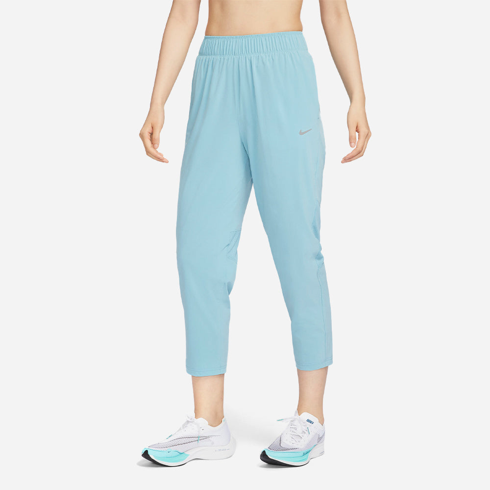 Quần Bó Thể Thao Nữ Nike Dri-Fit Fast Mid-Rise 7/8 - Xanh Dương