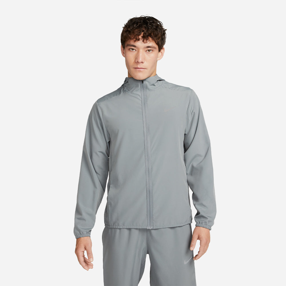 Áo Khoác Nam Nike Form Dri-Fit Hooded Versatile - Xám - Supersports Vietnam