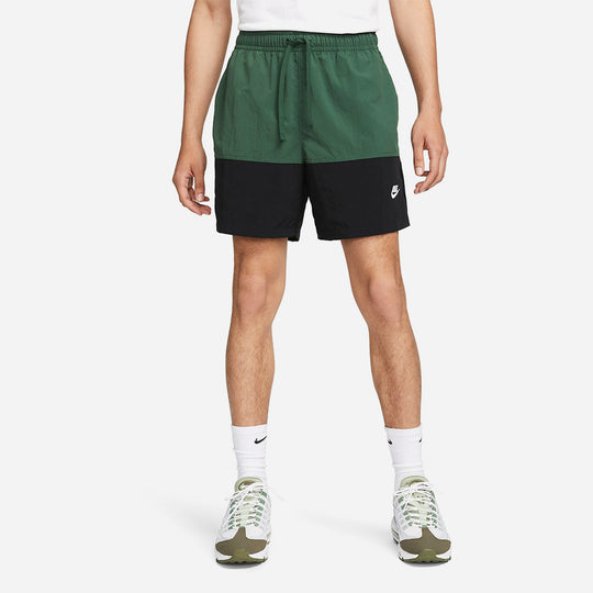 Men's Nike Club Woven Colour-Blocked Shorts - Green