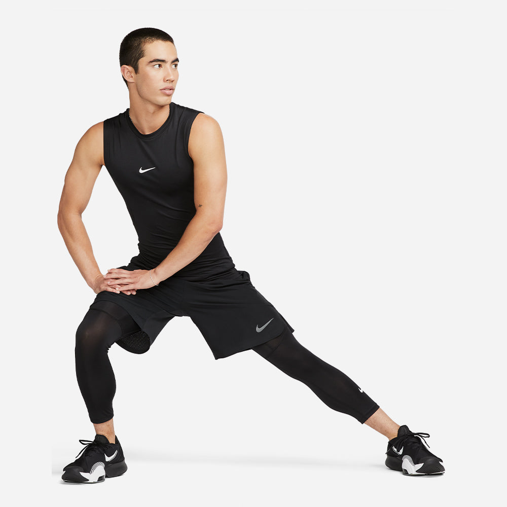 Áo Ba Lỗ Nam Nike Pro Dri-Fit Tight Fitness - Đen - Supersports Vietnam