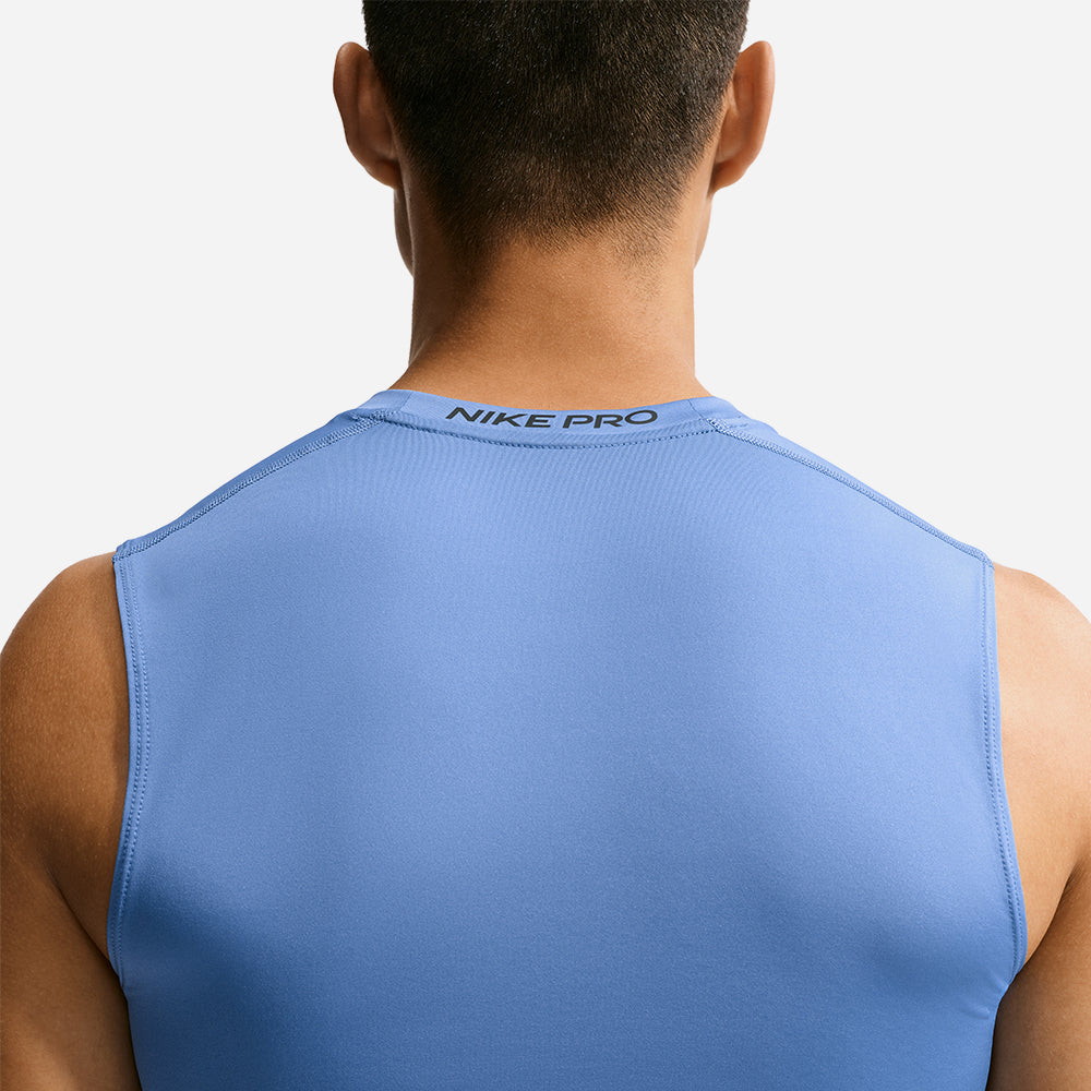 Áo Ba Lỗ Nam Nike Pro Dri-Fit Tight Sleeveless Fitness - Xanh Dương - Supersports Vietnam