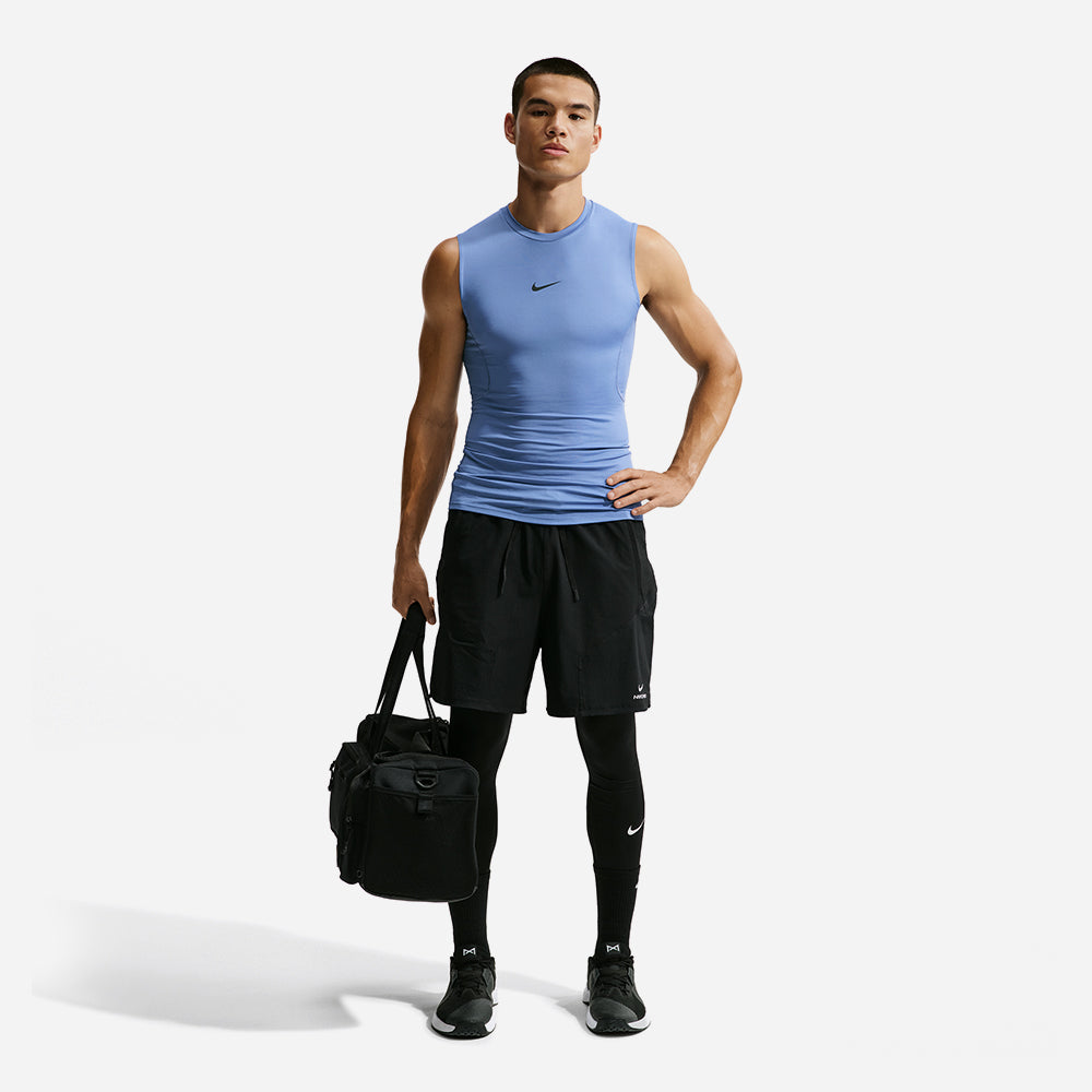 Áo Ba Lỗ Nam Nike Pro Dri-Fit Tight Sleeveless Fitness - Xanh Dương - Supersports Vietnam