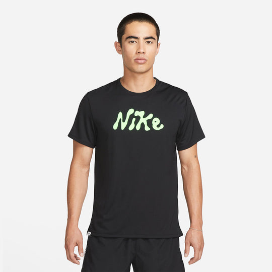 Men's Nike Dri-Fit Uv Miler Studio '72 T-Shirt - Black
