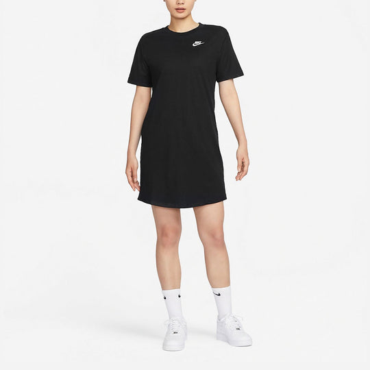 Đầm Nữ Nike Sportswear Kiểu Dáng Xuông - Đen