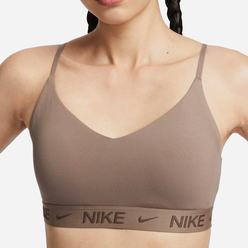 Áo Bra Thể Thao Nữ Nike Indy Light-Support Padded Adjustable - Nâu - Supersports Vietnam