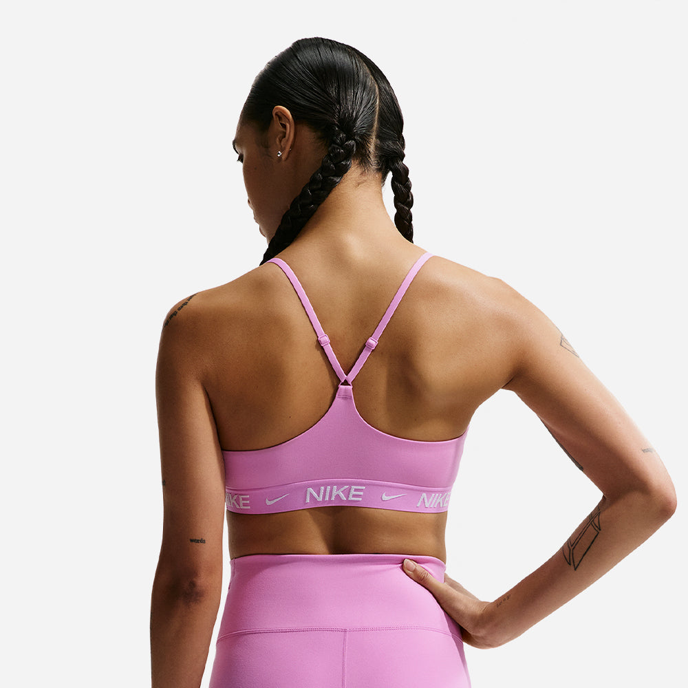 Áo Bra Thể Thao Nữ Nike Indy Light Support Padded Adjustable - Hồng - Supersports Vietnam