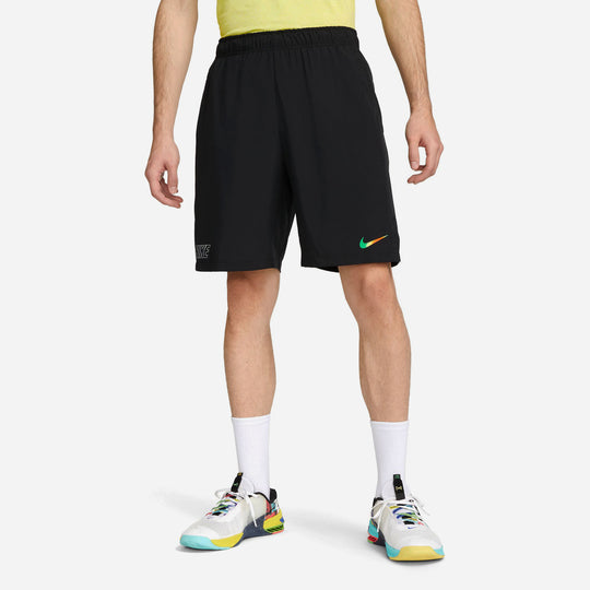 Men's Nike 9" Woven Fitness Shorts - Black