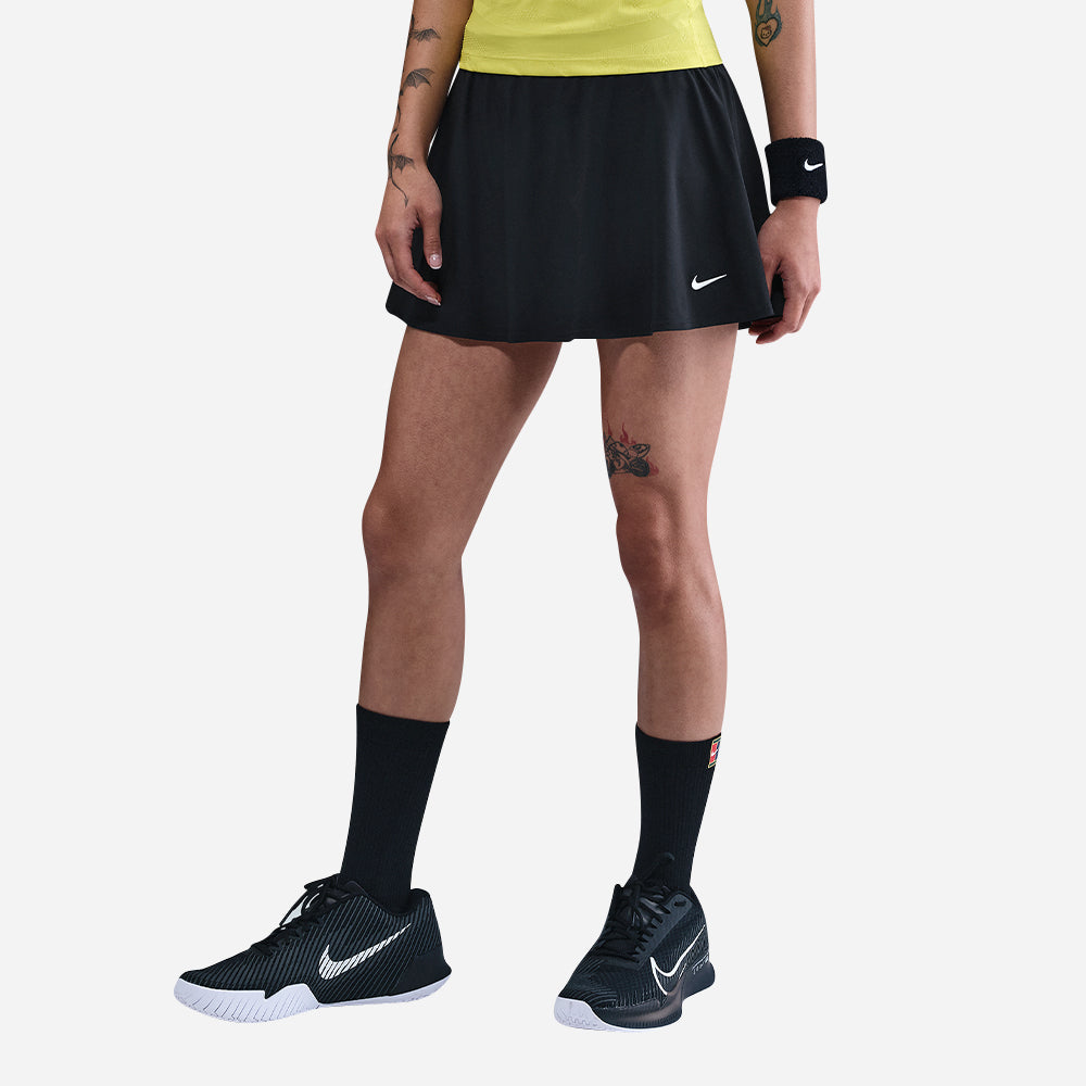 Chân Váy Nữ Nike Victory Dri-Fit Flouncy Tennis - Đen